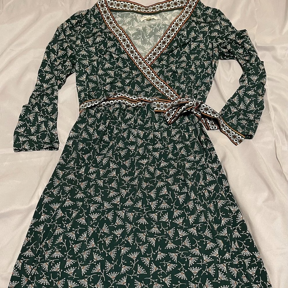 Women's Max Studio Wrap Print Dress Size S